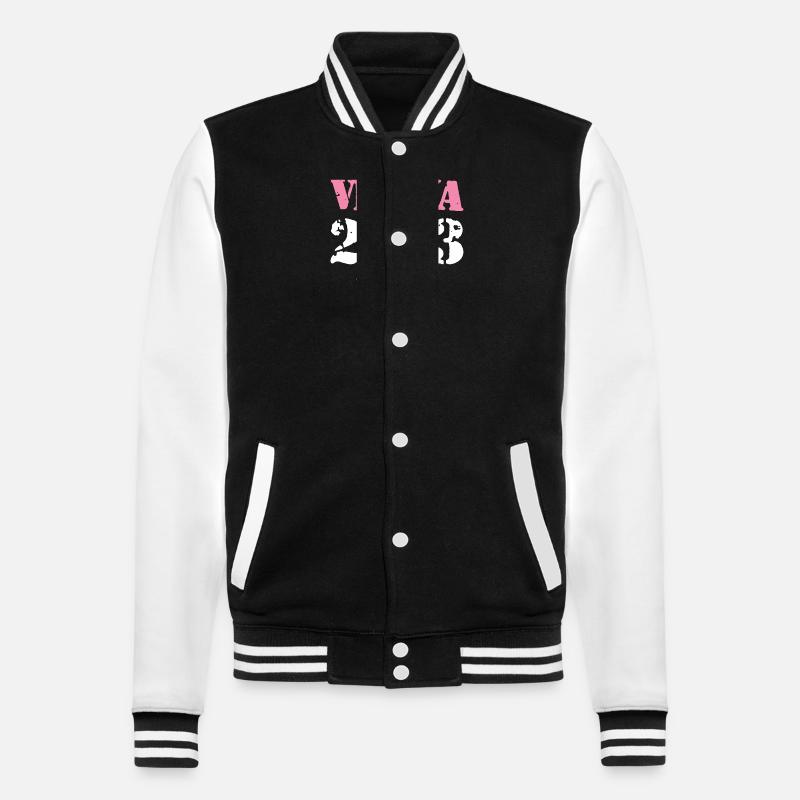 Vienne 2023 Vienne - Veste Teddy - noir/blanc