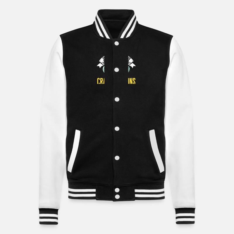 Krabben Rangoon Crabe Rangoon - Veste Teddy - noir/blanc
