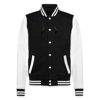 Malle Palme - Veste Teddy - noir/blanc - Devant - Nik (191cm) & Marisol (170cm)