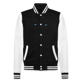 Monstre Alien - Veste Teddy - noir/blanc - Devant - Nik (191cm) & Marisol (170cm)