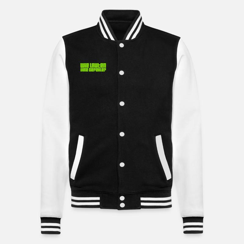 Befehlsempfänger - College-Sweatjacke - Schwarz/Weiß