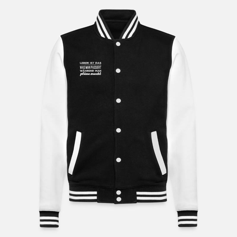 Lâche-le - Veste Teddy - noir/blanc