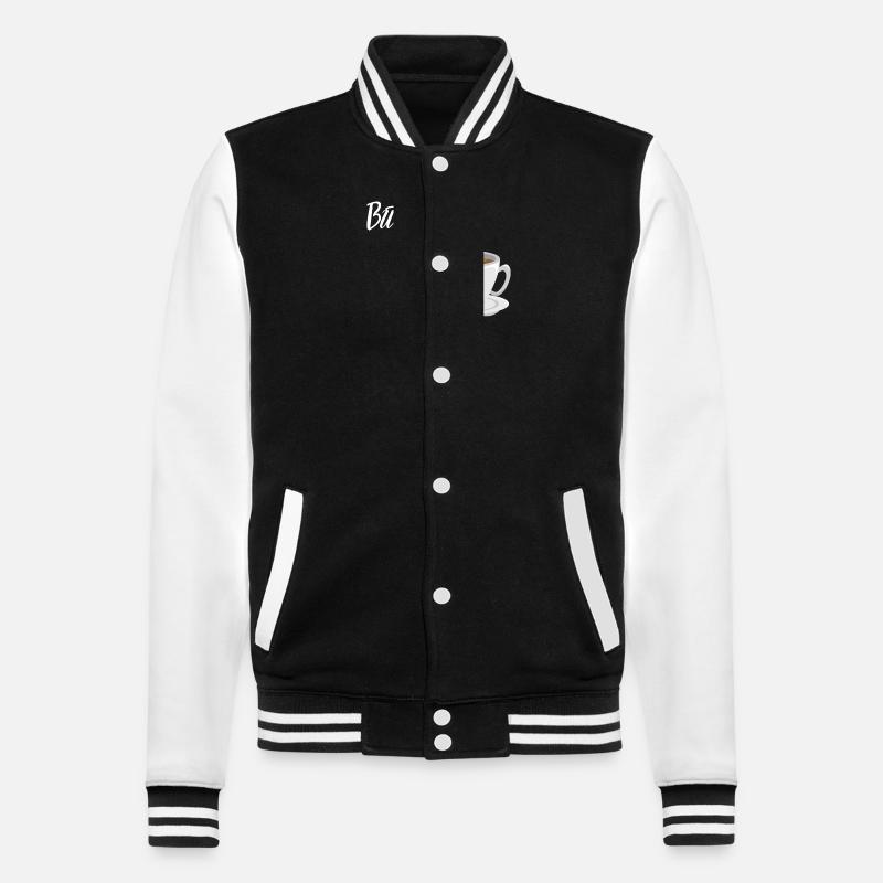 First Coffee - Coffee Design - College Sweat Jacket - black/white