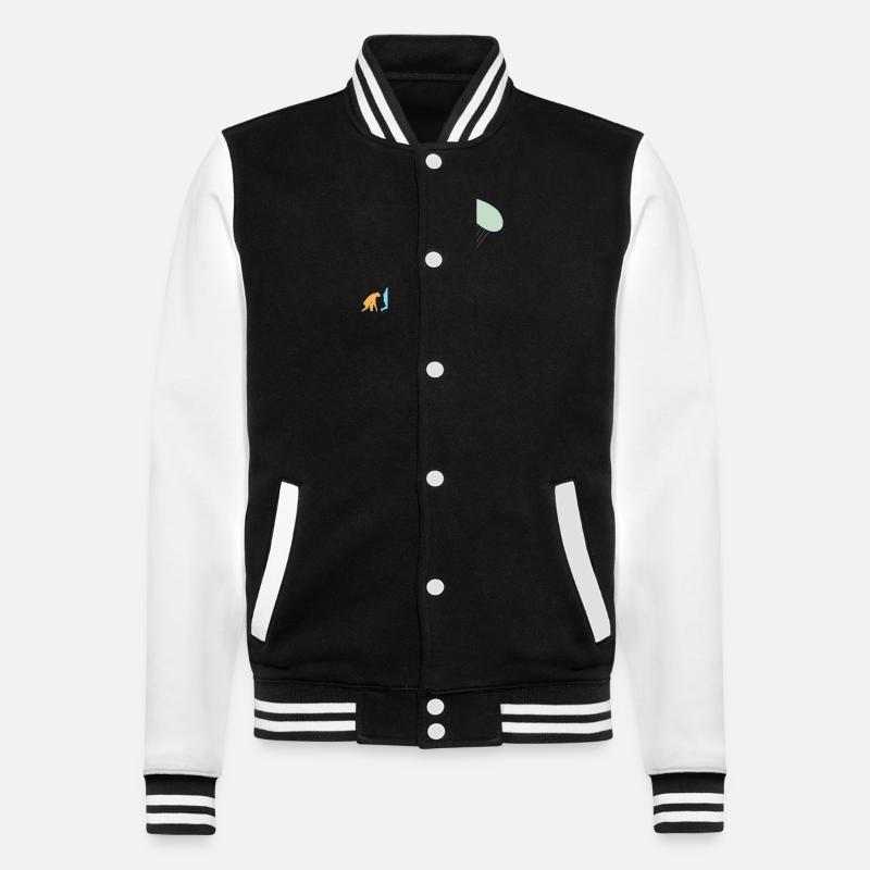 Paramoteur Parapente motorisé - Veste Teddy - noir/blanc
