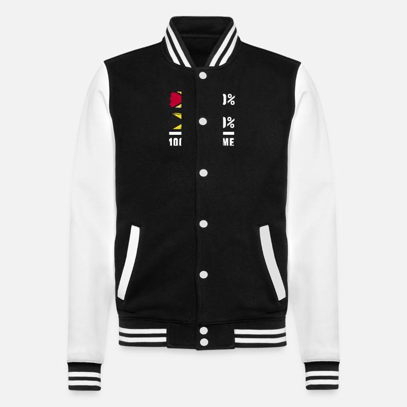 Guyana Flag Guyanais Guyanais - Veste Teddy - noir/blanc