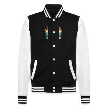 Vintage 1962 62 Years Old 62th Birthday Limited - Veste Teddy - noir/blanc - Devant - Nik (191cm) & Marisol (170cm)