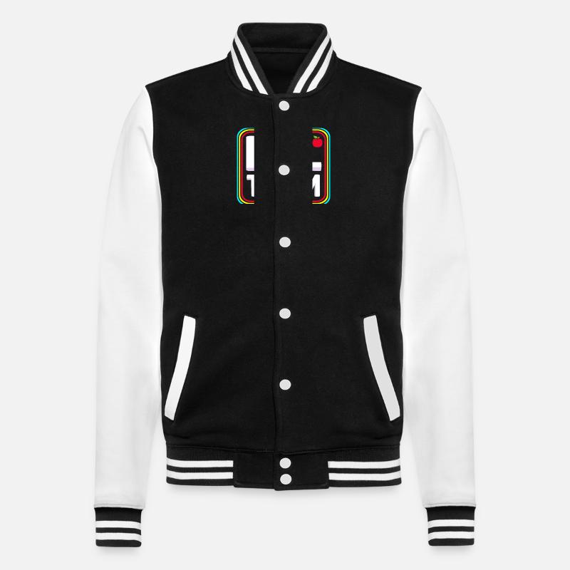 Professeur d’anglais Professeur d’anglais - Veste Teddy - noir/blanc