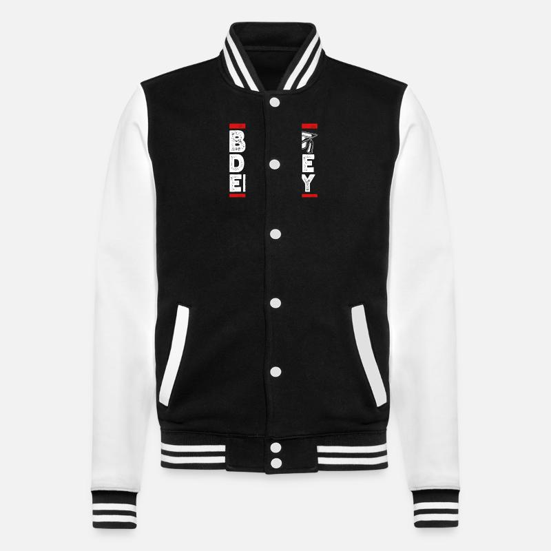 Master Etudes Master - Veste Teddy - noir/blanc