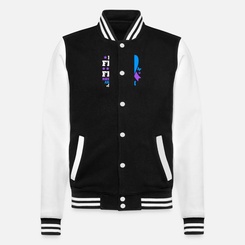 Rheumatism Arthritis - College Sweat Jacket - black/white