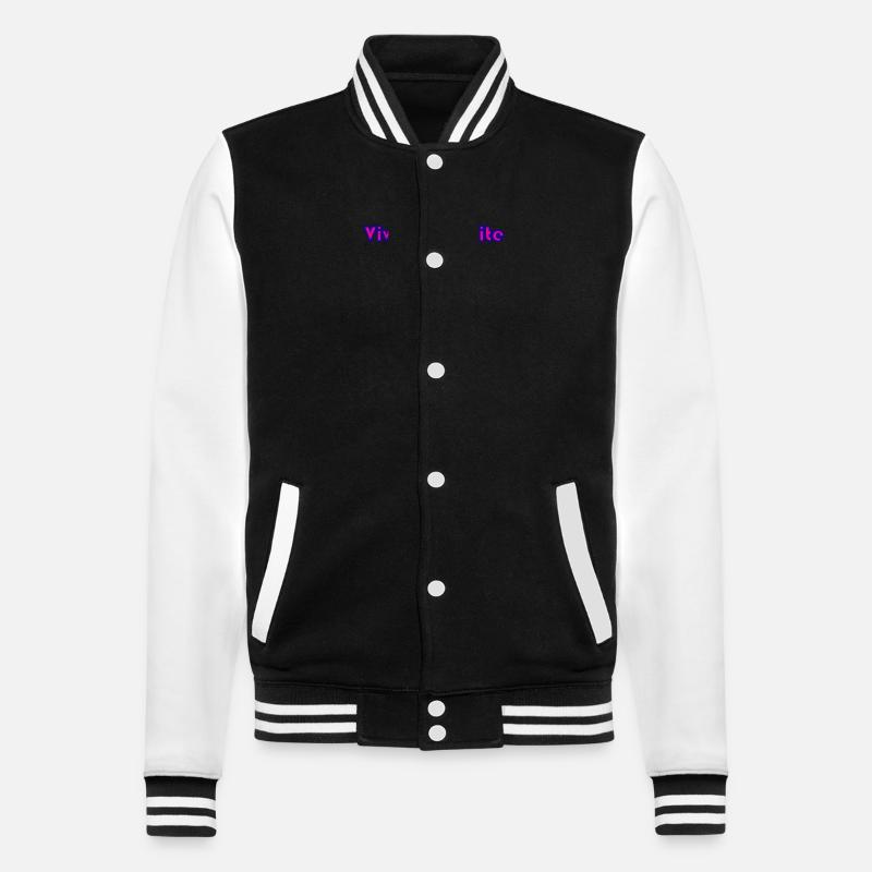 RETRAITE. RETRAITE. RETRAITEE. RETRAITE. - Veste Teddy - noir/blanc