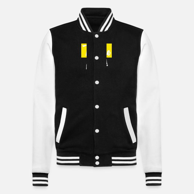MASTER. MASTER. HUMOR - College Sweat Jacket - black/white