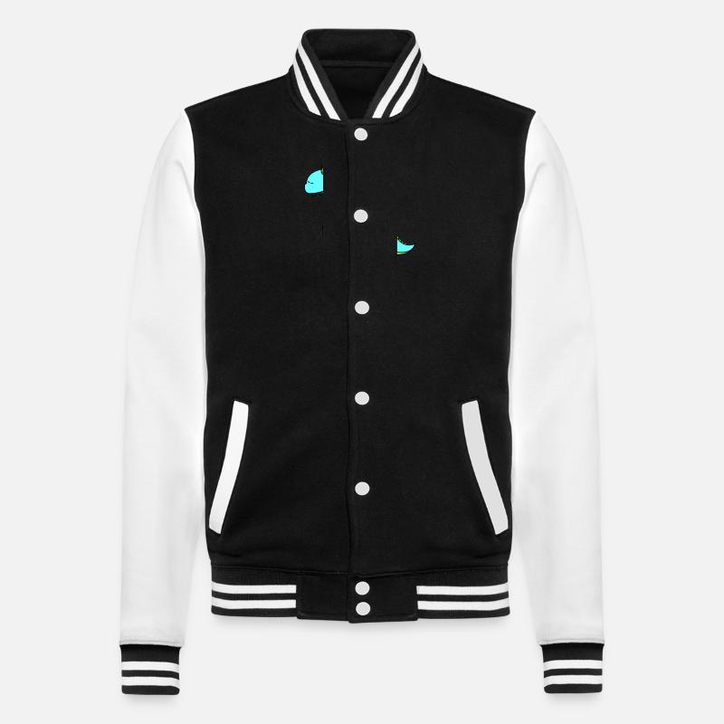 dino cool - College-Sweatjacke - Schwarz/Weiß