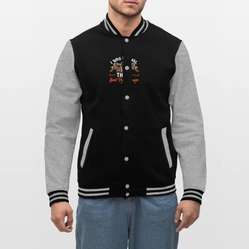 Ball Python Schlange Königspython College-Sweatjacke