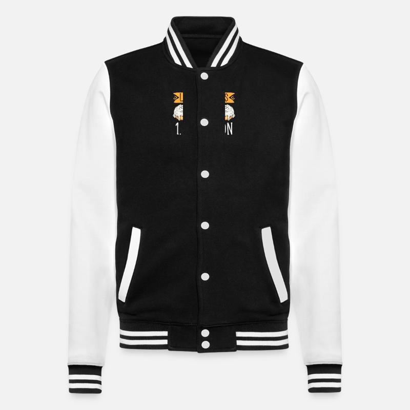 Rouleau à la cannelle - Veste Teddy - noir/blanc