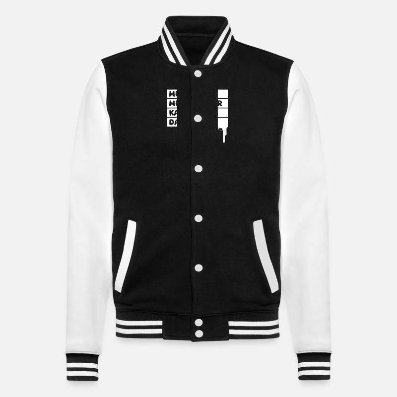 Metallbauer als Beruf - College-Sweatjacke - Schwarz/Weiß