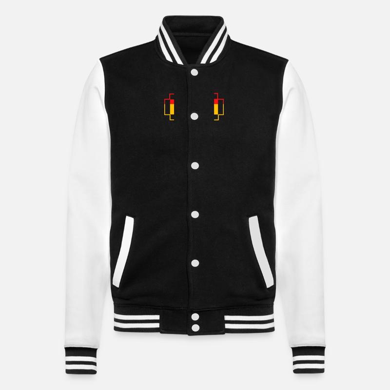 Spanien Spanisch - College-Sweatjacke - Schwarz/Weiß