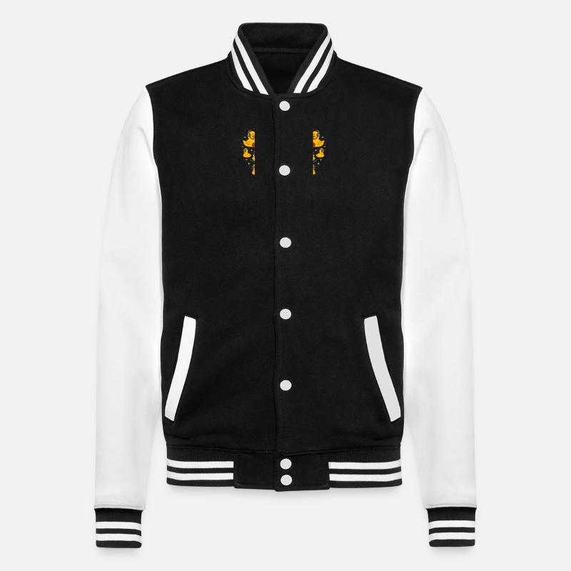 Rubber Duck Rubber Duck - College Sweat Jacket - black/white