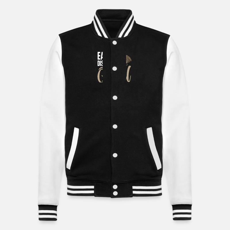 Oiseau de caille - Veste Teddy - noir/blanc