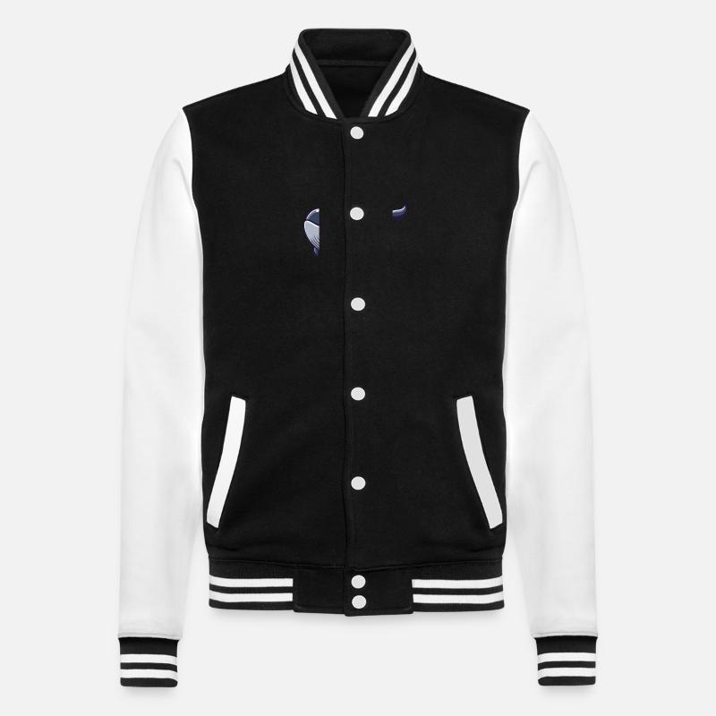 Wal Weihnachtsmann - College-Sweatjacke - Schwarz/Weiß