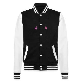 Monts de Berge - Veste Teddy - noir/blanc - Devant - Nik (191cm) & Marisol (170cm)