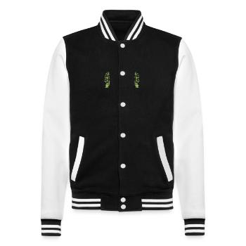 Tortue Couple Saint-Valentin - Veste Teddy - noir/blanc - Devant - Nik (191cm) & Marisol (170cm)