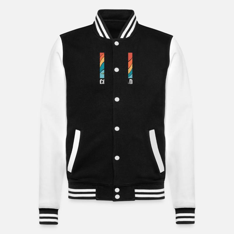 Parakeet Parrot Parakeet Bird - College Sweat Jacket - black/white