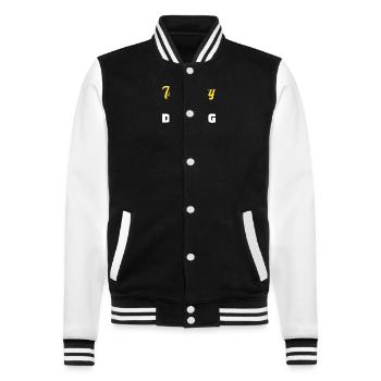 Tap Dance Teacher Tap Dancer Tap Dance - College Sweat Jacket - black/white - Front - Nik (191cm) & Marisol (170cm)