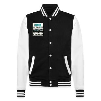 Die vier Reiter der modernen Apocalypse - College-Sweatjacke - Schwarz/Weiß - Vorne - Nik (191cm) & Marisol (170cm)
