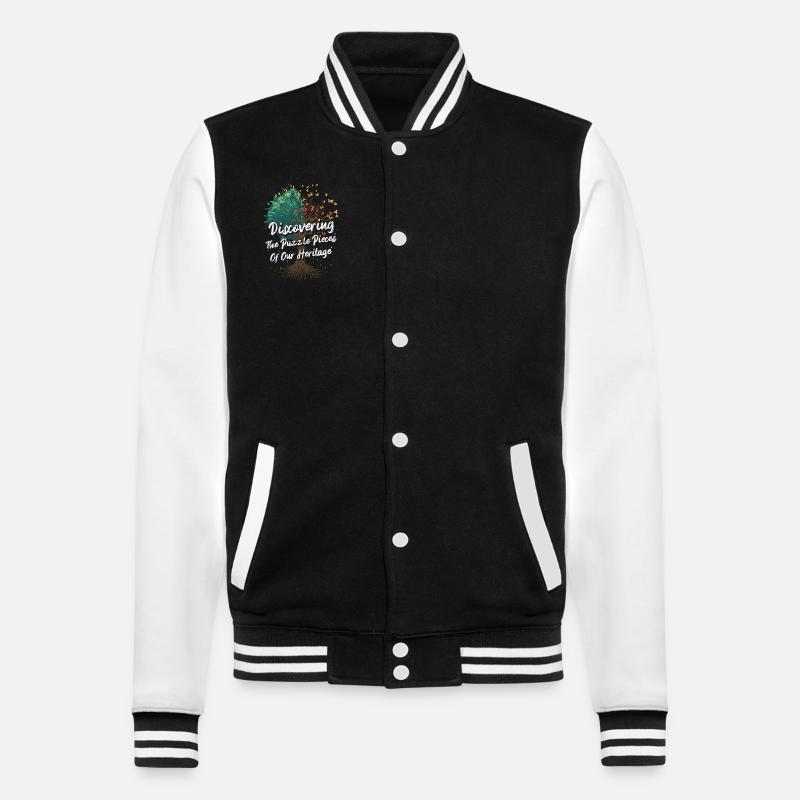 Généalogie Dire - Veste Teddy - noir/blanc