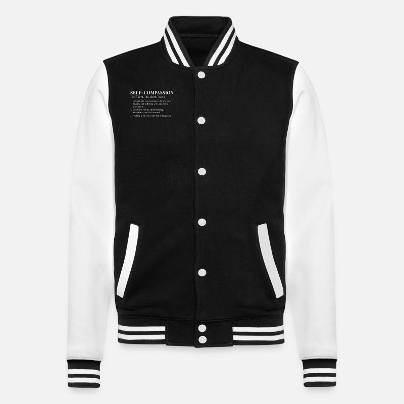 Mindfulness Dire auto-compassion - Veste Teddy - noir/blanc