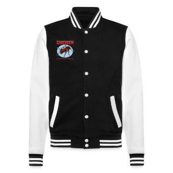 Ameisen Ameisenfarm Formicarium Ameise Geschenk - College-Sweatjacke - Schwarz/Weiß - Vorne - Nik (191cm) & Marisol (170cm)