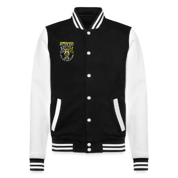 Family Tree Family Historian Genealogy Genealogist - College Sweat Jacket - black/white - Front - Nik (191cm) & Marisol (170cm)