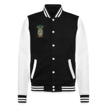 Family Tree Family Historian Genealogy Genealogist - College Sweat Jacket - black/white - Front - Nik (191cm) & Marisol (170cm)