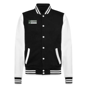 Je connais votre mot de passe Phishing Renifleur Grey Hat - Veste Teddy - noir/blanc - Devant - Nik (191cm) & Marisol (170cm)