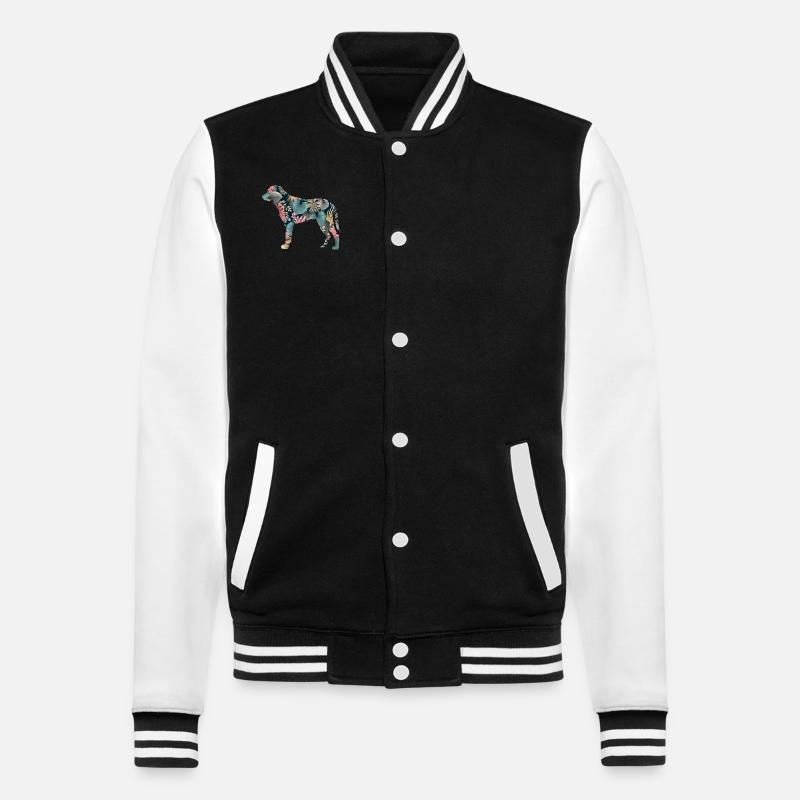 Kangal-schäferhund-hundehunderasse Mit - College-Sweatjacke - Schwarz/Weiß