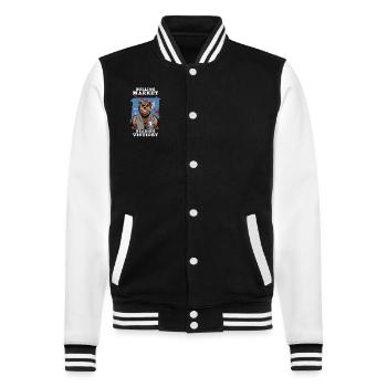 Stock Exchange Traders, Forex Traders, Investor Trading - College Sweat Jacket - black/white - Front - Nik (191cm) & Marisol (170cm)