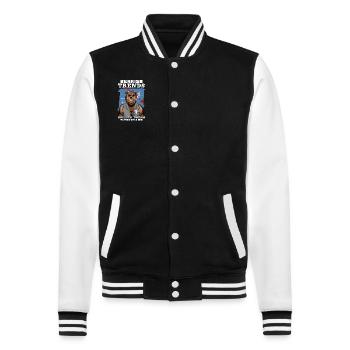 Börsenhändler Forex Trader Investor Trading - College-Sweatjacke - Schwarz/Weiß - Vorne - Nik (191cm) & Marisol (170cm)