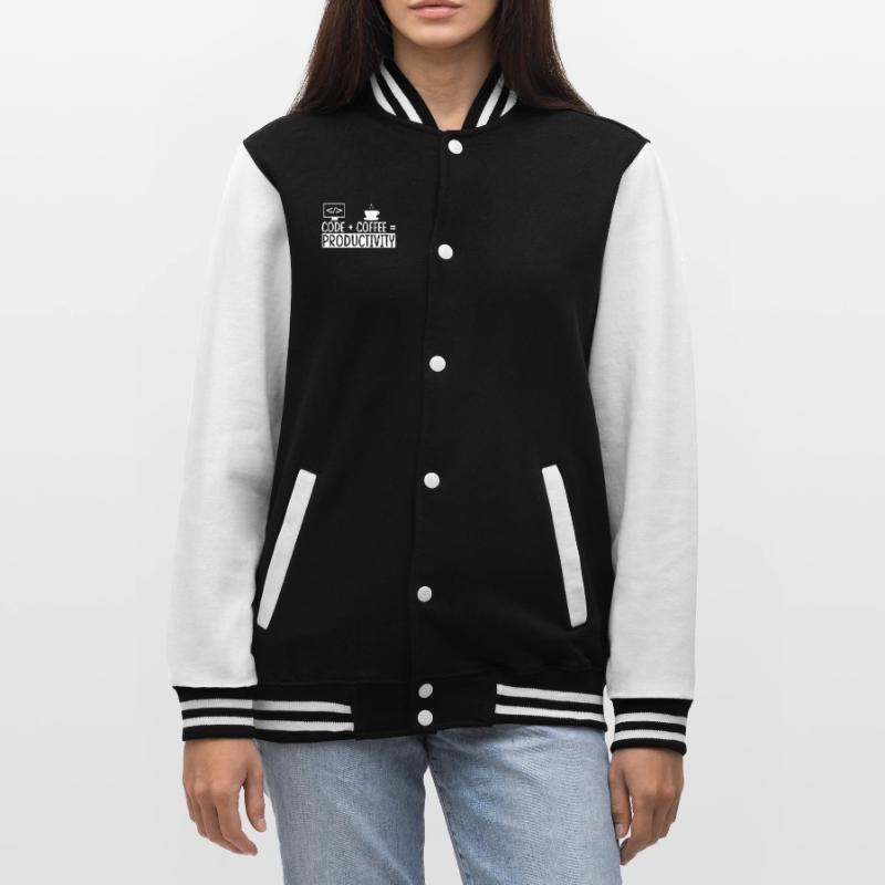 Coder Coffee Gift College Sweat Jacket