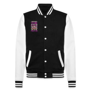 Tenue de pom-pom girl - Veste Teddy - noir/blanc - Devant - Nik (191cm) & Marisol (170cm)