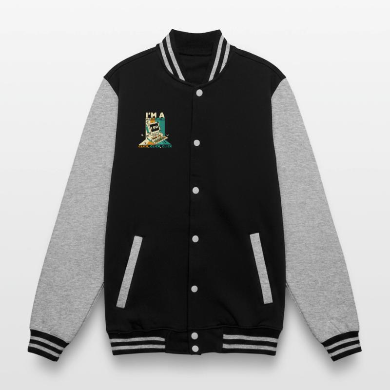 I'm A Programmer Click Software Engineer Coder College Sweat Jacket
