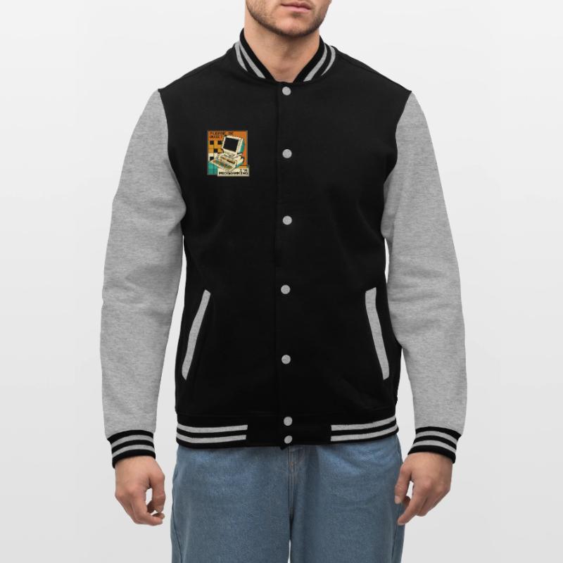 Please Be Quiet Software Engineer Developer College Sweat Jacket