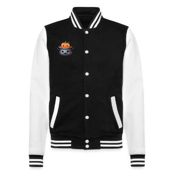 Halloween Element Manga Anime - Veste Teddy - noir/blanc - Devant - Nik (191cm) & Marisol (170cm)