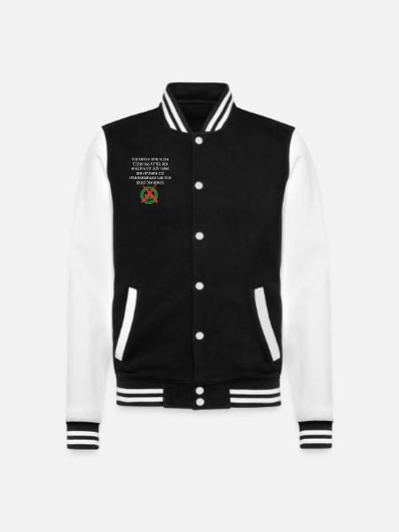 Anti Vegetarier Spruch Veganer Sprüche - College-Sweatjacke - Schwarz/Weiß