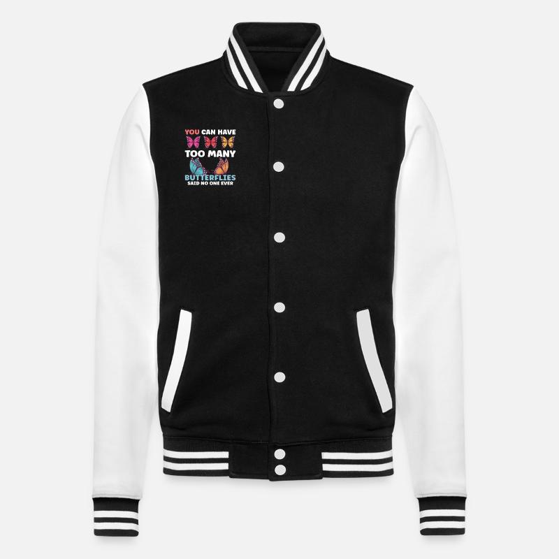 Insecte papillon monarque Monarque Habitat - Veste Teddy - noir/blanc