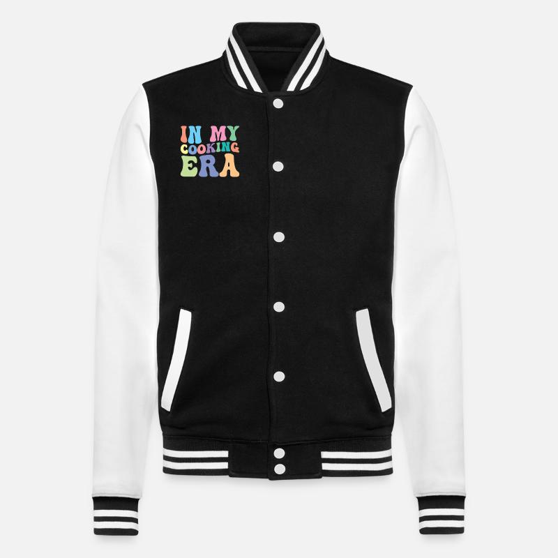 Cuisiner Retro Groovy dans mon - Veste Teddy - noir/blanc