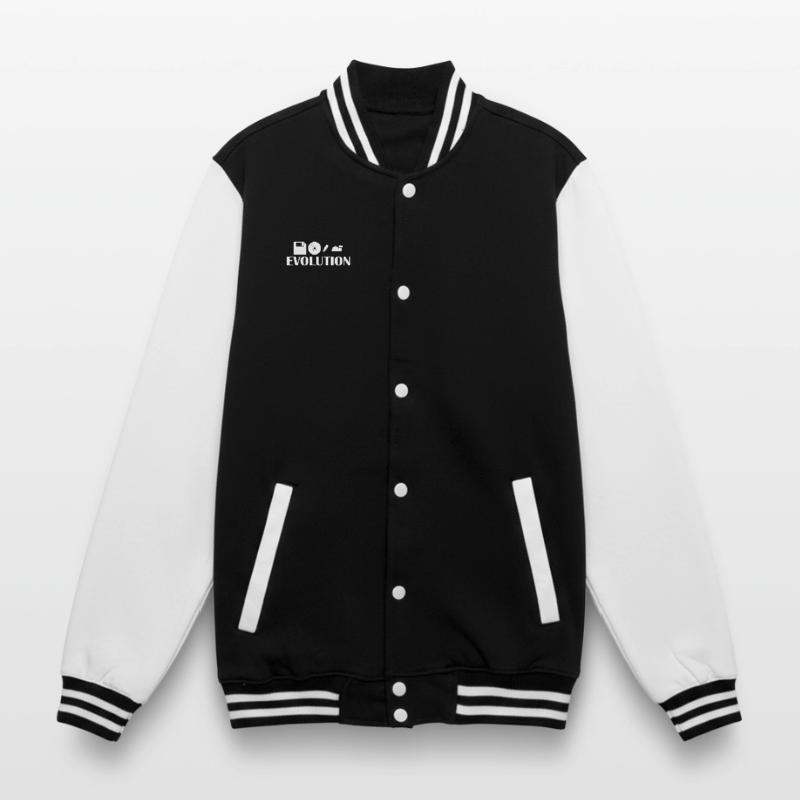 Evolution Diskette CD USB Stick Cloud College-Sweatjacke