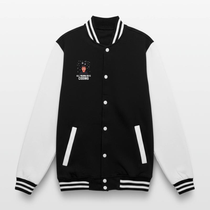All I Wanna Do is Coding Developer Coder College-Sweatjacke