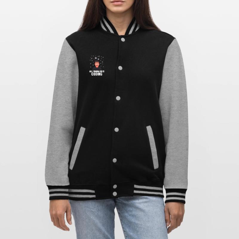 All I want to Do is Coding Developer Coder College Sweat Jacket