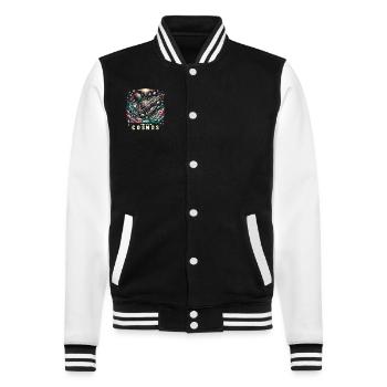 Astrophotography Astronomy Space Camera - College Sweat Jacket - black/white - Front - Nik (191cm) & Marisol (170cm)