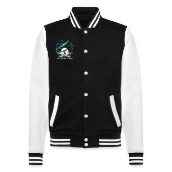 Astrophotography Astronomy Space Camera - College Sweat Jacket - black/white - Front - Nik (191cm) & Marisol (170cm)